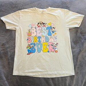 Disney World Mickeys best birthday ever tshirt adult XL